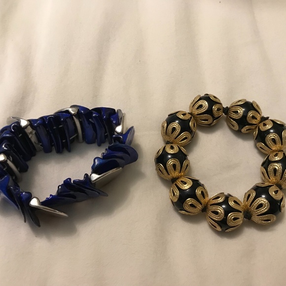 Lot of 2 Stretch Fashion Bracelets - never worn - Picture 3 of 5